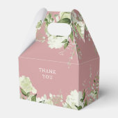 Ballotins Baby shower de feuillage botanique Dusty Rose (Arrière)