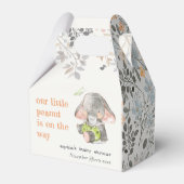 Ballotins Baby shower de feuillage d'éléphant de petite arac (Arrière)