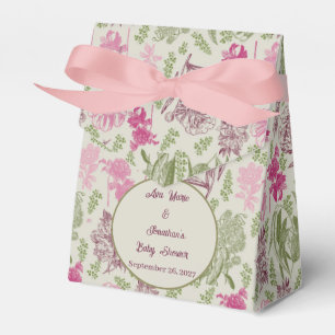 Ballotins Baby shower de fille Eucalyptus Peony botanique