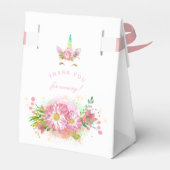 Ballotins Baby shower de fille rose arc-en-ciel (Arrière)