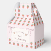 Ballotins Baby shower de fille rose Berry Sweet (Recto)