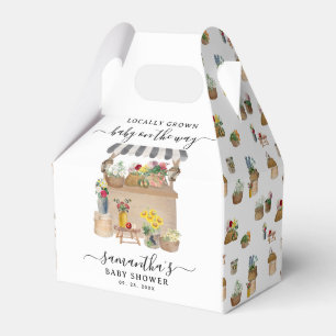 Ballotins Baby shower de Flower Market de Watercolor