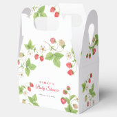 Ballotins Baby shower de fraise doux simple (Ouvert)