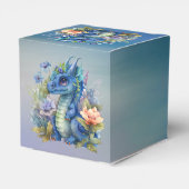 Ballotins Baby shower de garçon Navy Blue Dragon (Arrière)