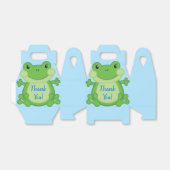 Ballotins Baby shower de grenouille bleu (Déplié)