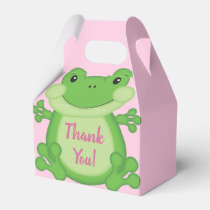 Ballotins Baby shower de grenouille rose