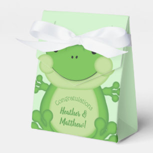 Ballotins Baby shower de grenouille vert