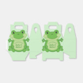 Ballotins Baby shower de grenouille vert (Déplié)