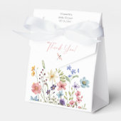 Ballotins Baby shower de jardin papillon fleur sauvage (Verso)