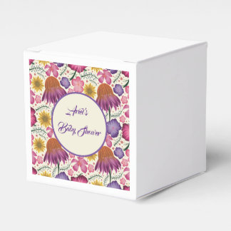 Ballotins Baby shower de jardin personnalisé fleur sauvage