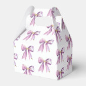 Ballotins Baby shower de la boîte de coquette violet (Arrière)