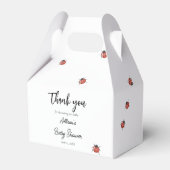 Ballotins Baby shower de Ladybugs (Verso)