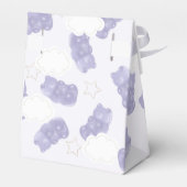 Ballotins Baby shower de l'ours de la gomme pourpre (Arrière)