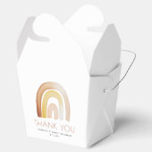 Ballotins Baby shower de Merci arc-en-ciel Boho mignon (Ouvert)
