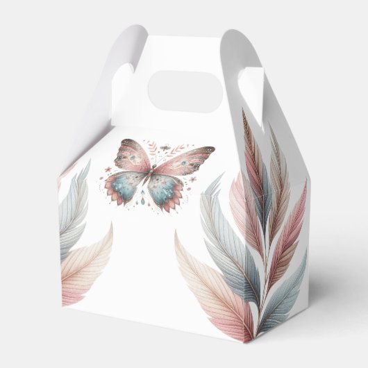 Ballotins Baby shower de nom de script personnalisé Boho Dre (Arrière)