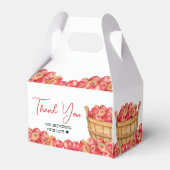 Ballotins Baby shower de panier à pomme automne (Arrière)