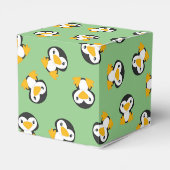 Ballotins Baby shower de pingouin vert (Arrière)