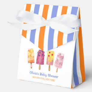 Ballotins Baby shower de Popcicle de crème glacée aux fruits