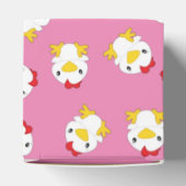Ballotins Baby shower de poulet ferme rose (Haut)