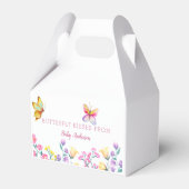 Ballotins Baby shower de printemps de Baisers à papillon mou (Verso)