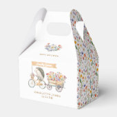 Ballotins Baby shower de printemps de hérisson mignon cultiv (Verso)