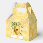 Ballotins Baby shower de ruche d'abeilles (Recto)