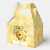 Ballotins Baby shower de ruche d'abeilles (Verso)