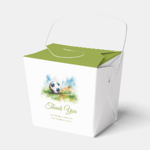 Ballotins Baby shower de soccer aquarelle