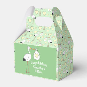Ballotins Baby shower de source de la cigogne