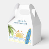 Ballotins Baby shower de surf tropical Sunshine (Arrière)