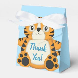 Ballotins Baby shower de tigre bleu