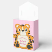 Ballotins Baby shower de tigre rose (Ouvert)