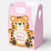 Ballotins Baby shower de tigre rose (Ouvert)