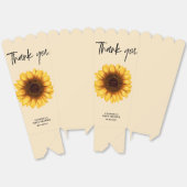 Ballotins Baby shower de tournesol d'automne (Déplié)