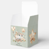 Ballotins Baby shower de train Floral de Sage Green (Ouvert)