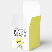 Ballotins Baby shower de transport pour bébé jaune (Ouvert)