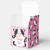 Ballotins Baby shower de vache rose (Ouvert)