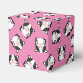 Ballotins Baby shower de vache rose (Arrière)