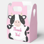 Ballotins Baby shower de vache rose (Ouvert)