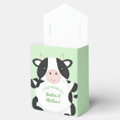 Ballotins Baby shower de vache vert (Ouvert)