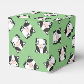 Ballotins Baby shower de vache vert (Arrière)