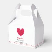 Ballotins Baby shower de Valentines à cadre doux (Arrière)