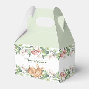 Ballotins Baby shower de végétation fleurie de cerfs de bo