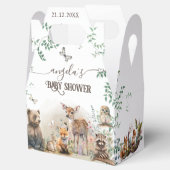 Ballotins Baby shower de verdure des animaux des bois (Ouvert)