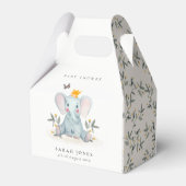 Ballotins Baby shower d'éléphant de fermentation mignon en b (Arrière)