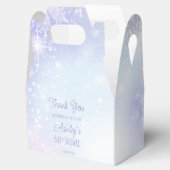 Ballotins Baby shower des couleurs pastel enneigées d'hiver (Ouvert)