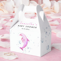 Baby shower des dauphins océaniques aquarelles