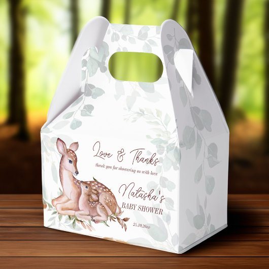 Ballotins Baby shower des forêts de cerfs