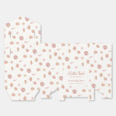 Ballotins Baby shower d'été Ocean Seashell Pearl (Déplié)