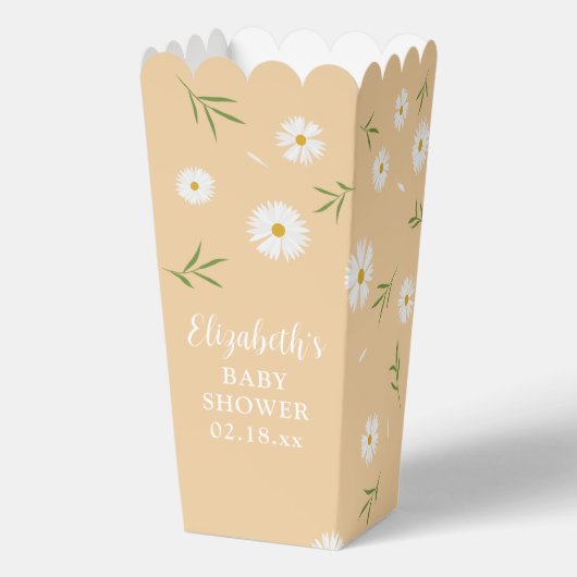 Ballotins Baby shower d'été Simple Elegant White Daisies (Verso)